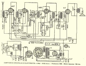 CGE B 52 schematic circuit diagram